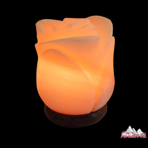 Rose Shaped Salt Lamp Pink Himalayan Salt lamp